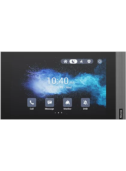 Akuvox S562 základné zobrazenie zariadenia s obrazovkou.