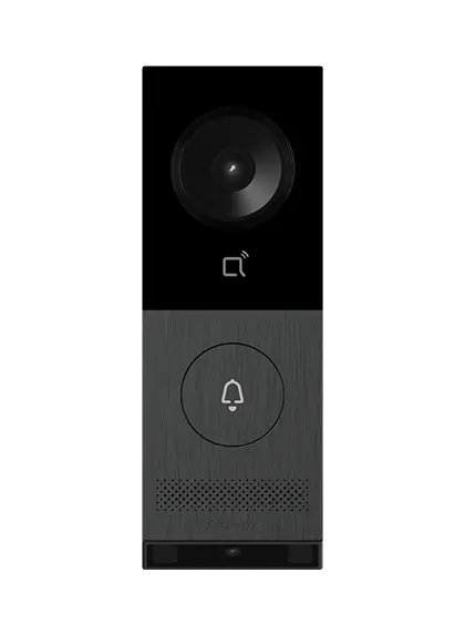 Kompaktný inteligentný interkom Akuvox X910 z nehrdzavejúcej ocele s 4-palcovým dotykovým displejom, OS Android a duálnou kamerou pre biometrické rozpoznávanie tváre s podporou HDR.
